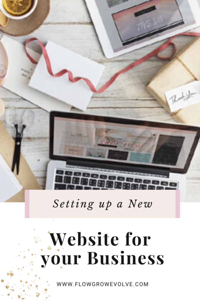 Setting up a new website for your business